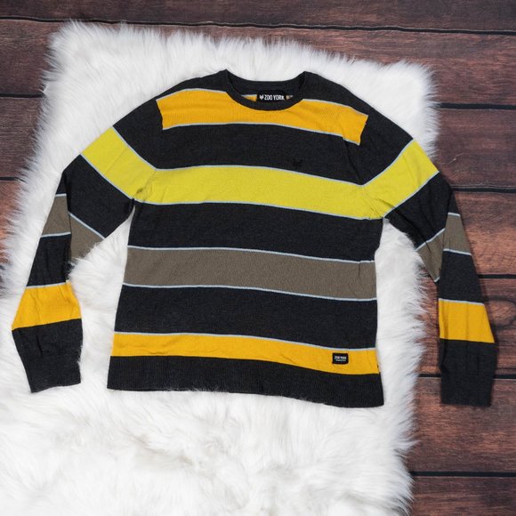 Zoo York Striped Pullover Crewneck Sweater - Picture 1 of 7